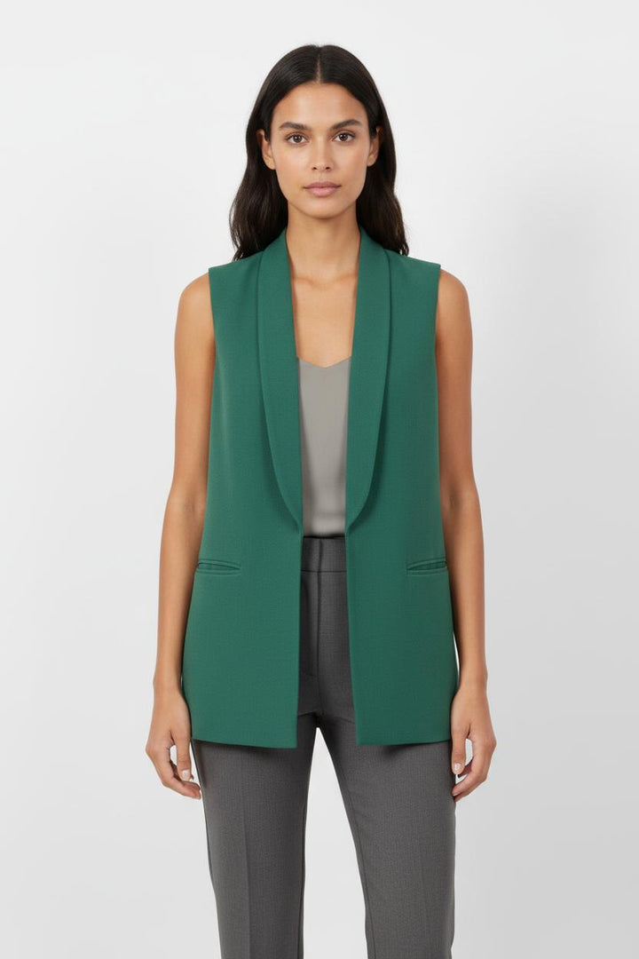 Gilet Sans Manches Vert - Taille S/36