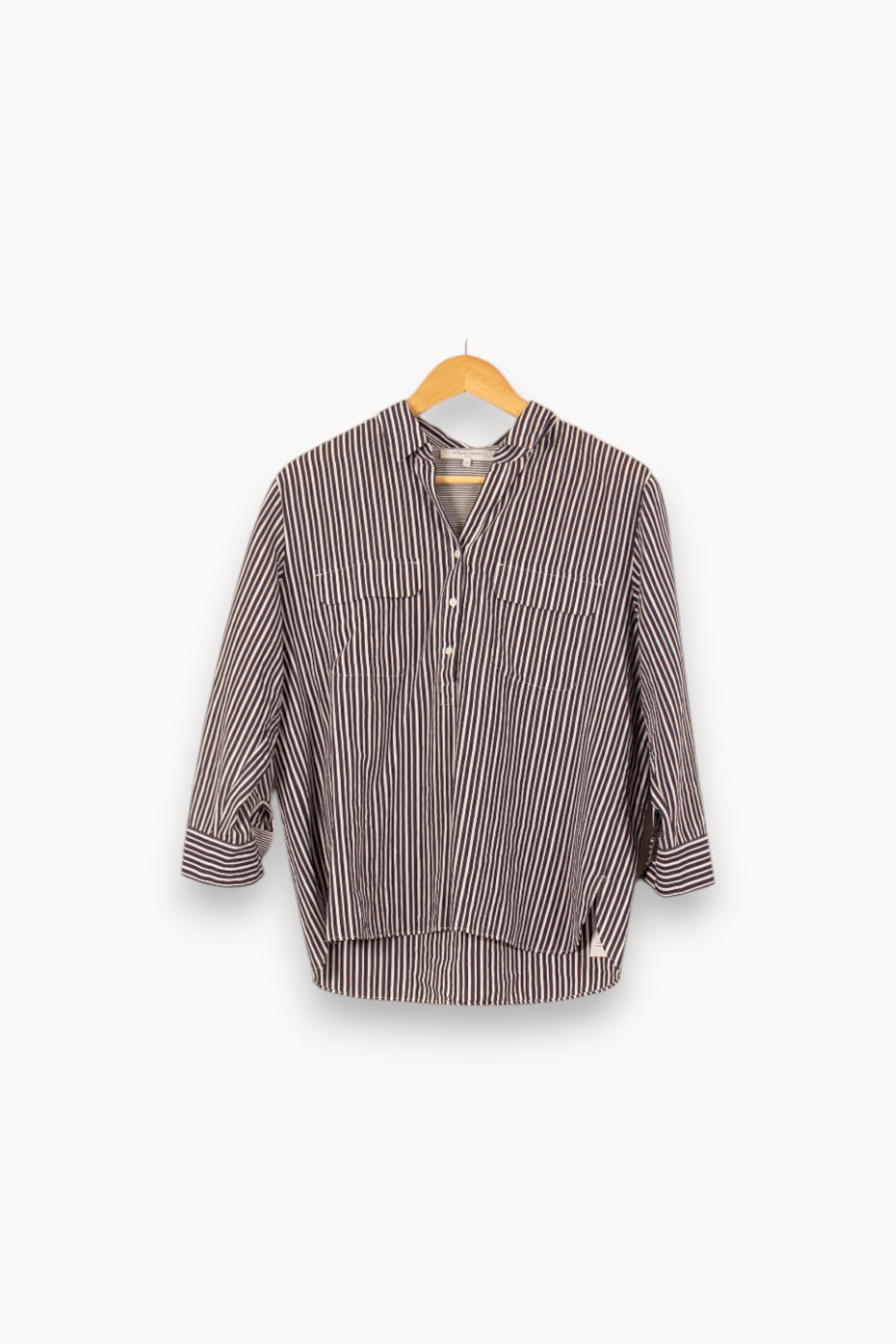 Chemise Rayée Bleue et Blanche - Taille XL/42 de la marque Gerard Darel | PARAD58058 - Vendu par Paradigme - Image 2