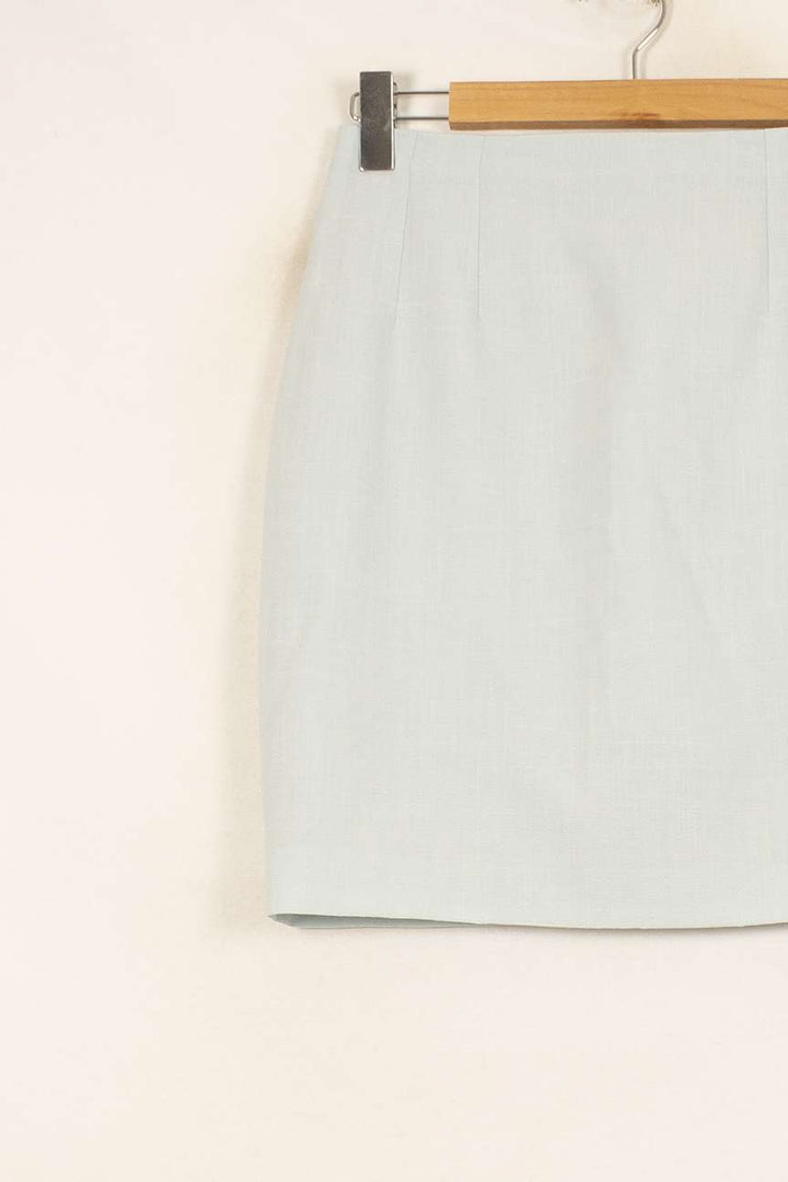 Jupe Droite Bleue - Taille L/40 de la marque Maison 123 | PARAD58062 - Vendu par Paradigme - Image 3