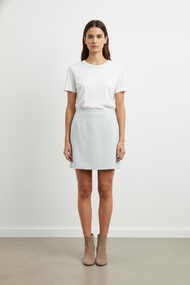 Jupe Droite Bleue - Taille L/40