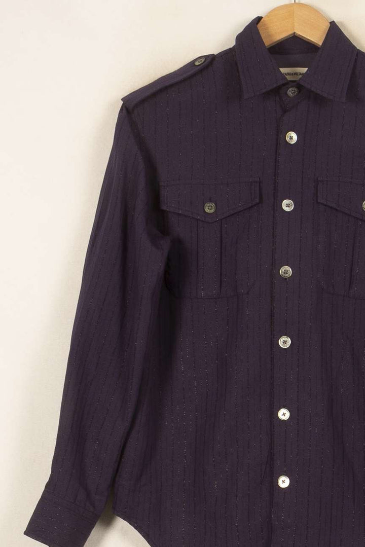 Chemise Bleu - Taille M/38 de la marque Zadig&Voltaire | PARAD58073 - Vendu par Paradigme - Image 3