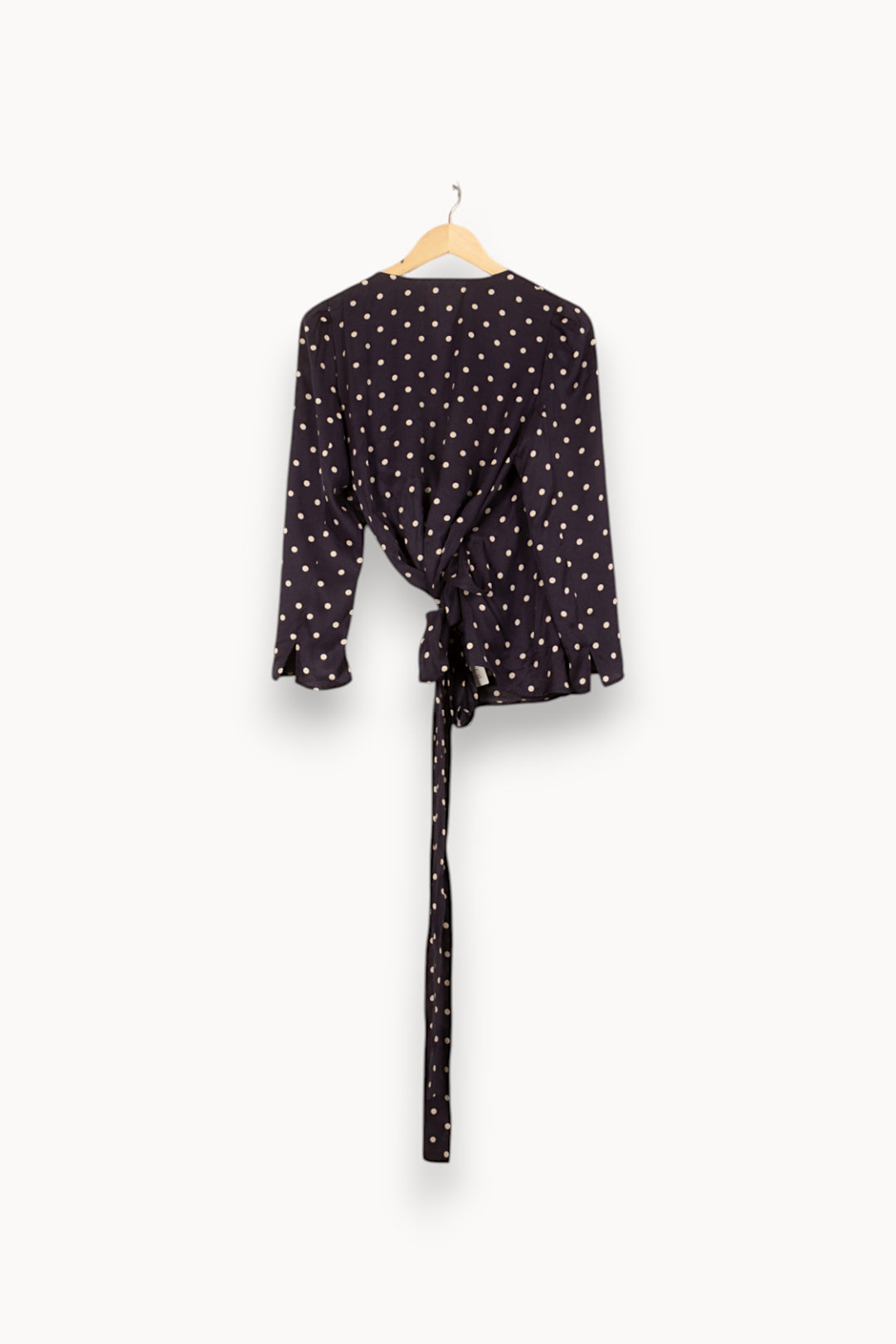 Blouse Portefeuille Bleu et Blanc - Taille L/40 de la marque Pablo | PARAD58079 - Vendu par Paradigme - Image 4