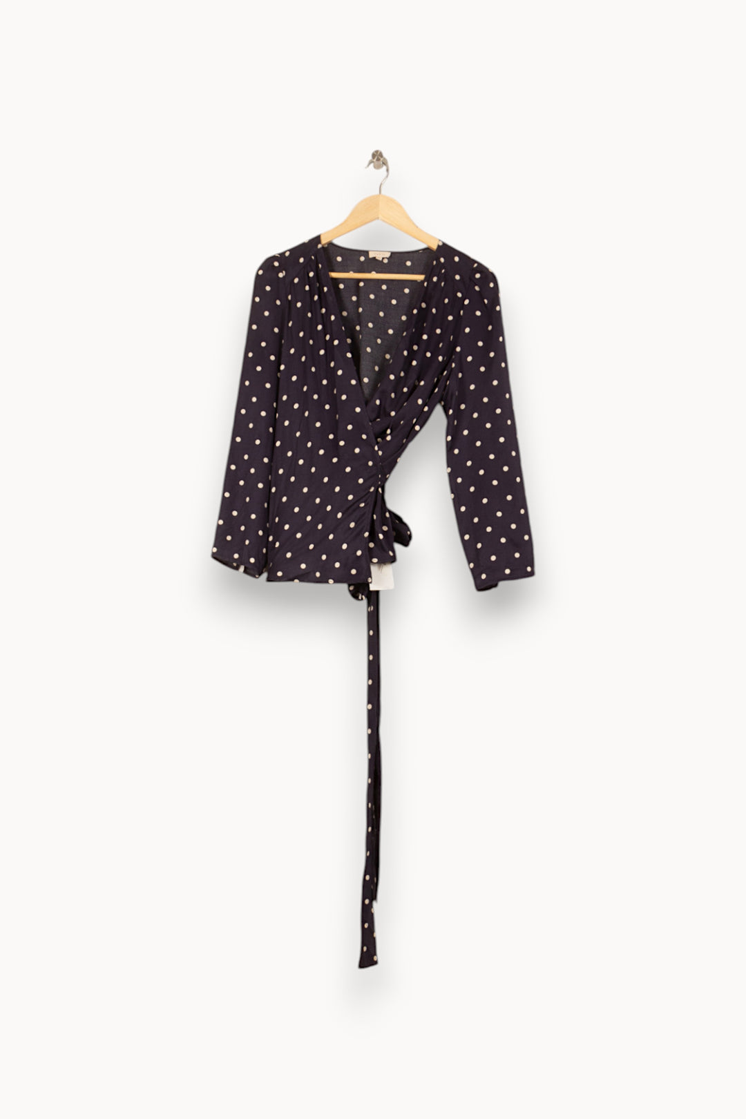 Blouse Portefeuille Bleu et Blanc - Taille L/40 de la marque Pablo | PARAD58079 - Vendu par Paradigme - Image 2