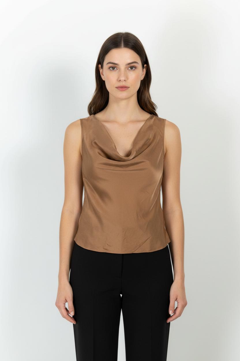 Débardeur Marron - Taille S/36 de la marque Gerard Darel | PARAD58086 - Vendu par Paradigme - Image 1