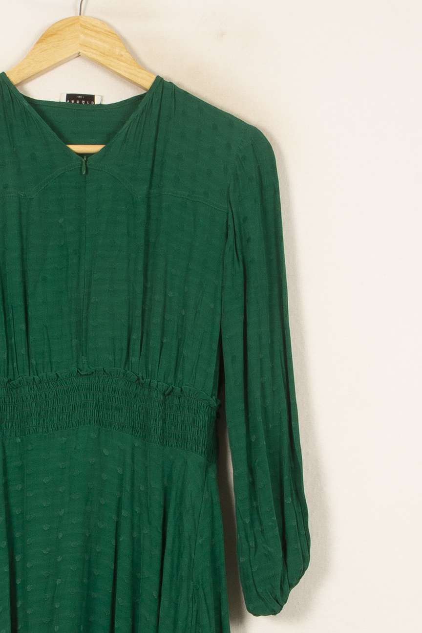 Robe Courte Verte - Taille M/38 de la marque Sandro | PARAD58089 - Vendu par Paradigme - Image 3