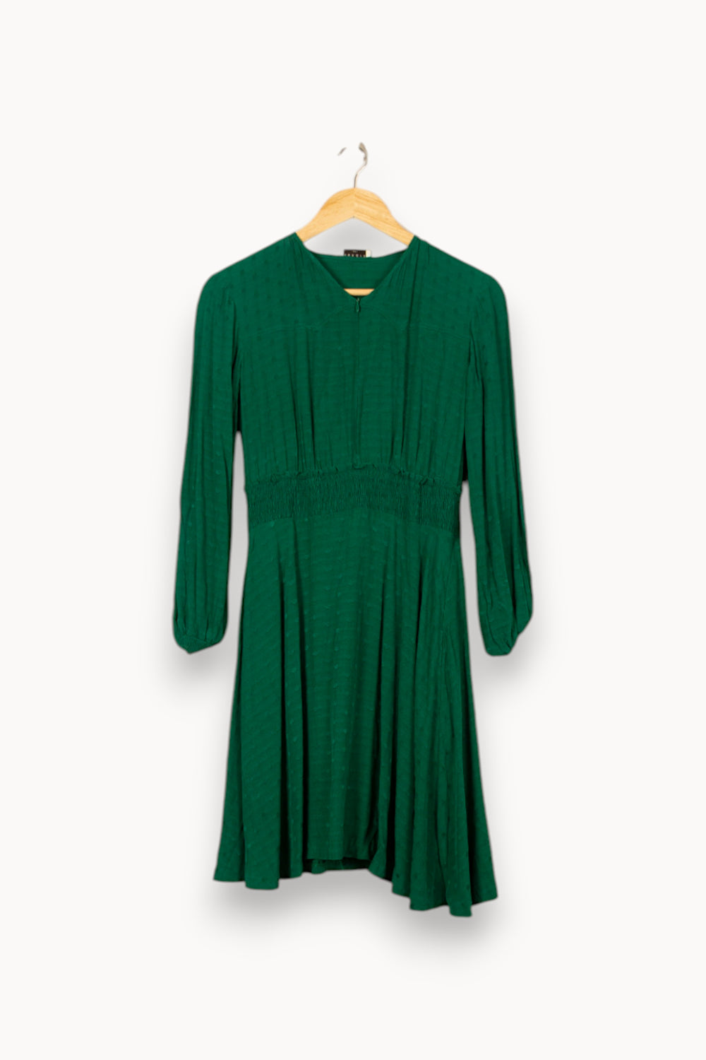 Robe Courte Verte - Taille M/38 de la marque Sandro | PARAD58089 - Vendu par Paradigme - Image 2