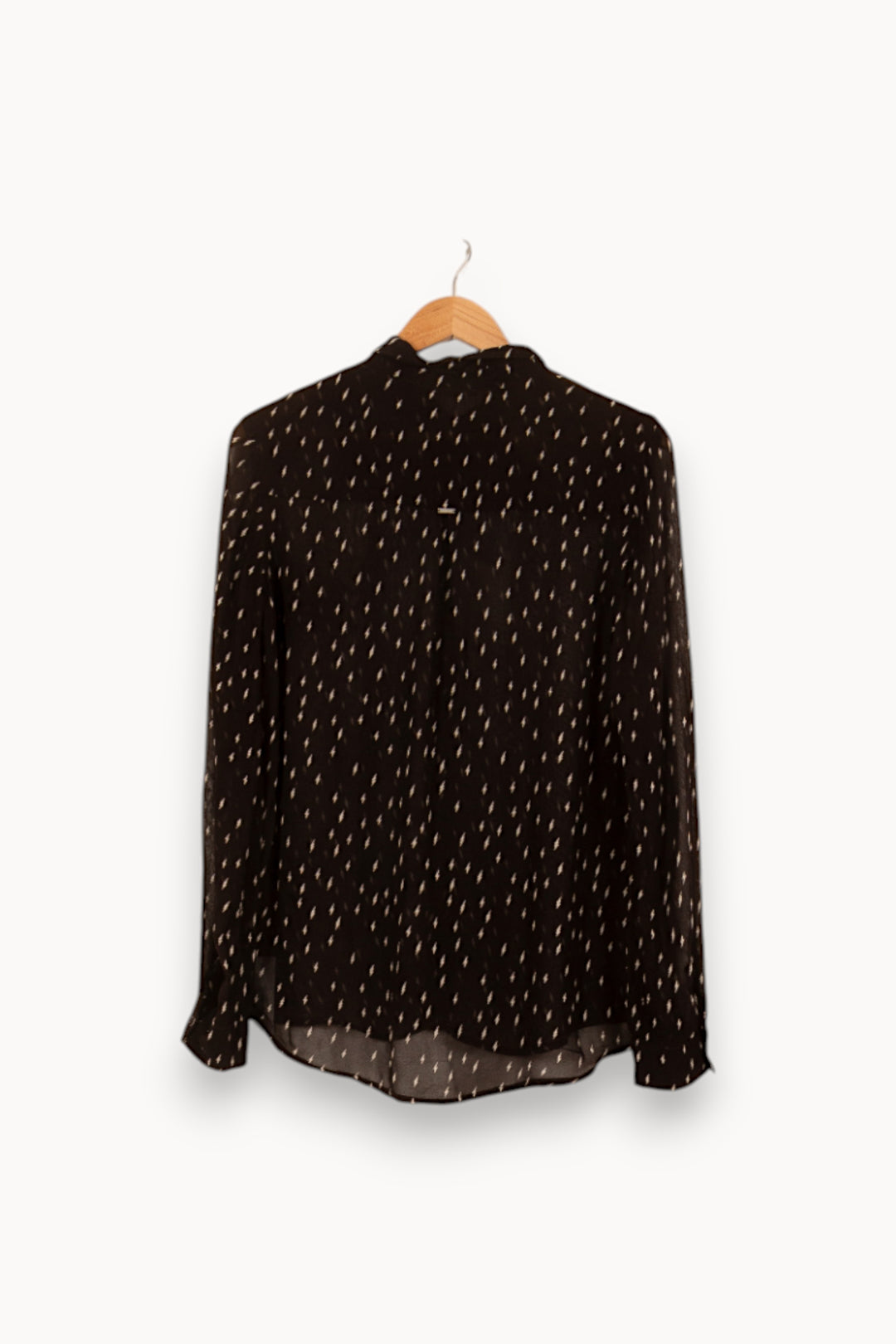 Chemise Noire et Blanche - Taille M/38 de la marque IKKS | PARAD58095 - Vendu par Paradigme - Image 4