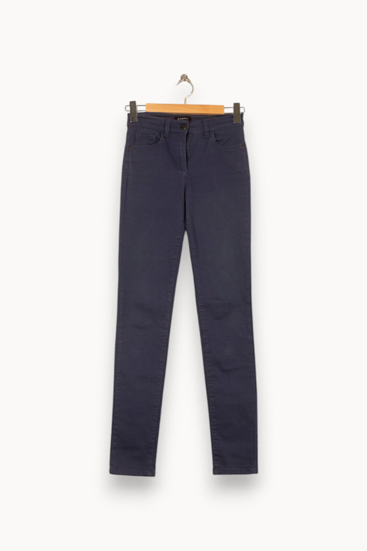 Jean Bleu - Taille XS/34 de la marque Caroll | PARAD58104 - Vendu par Paradigme - Image 2