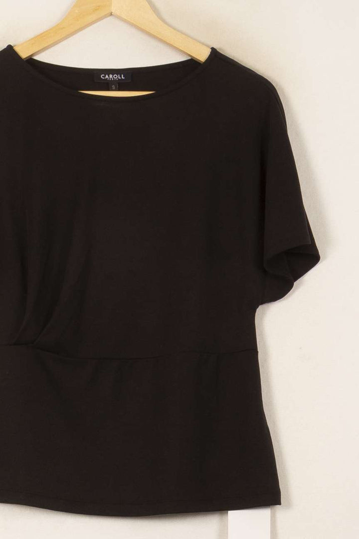 Blouse Noire - Taille S/36 de la marque Caroll | PARAD58108 - Vendu par Paradigme - Image 3