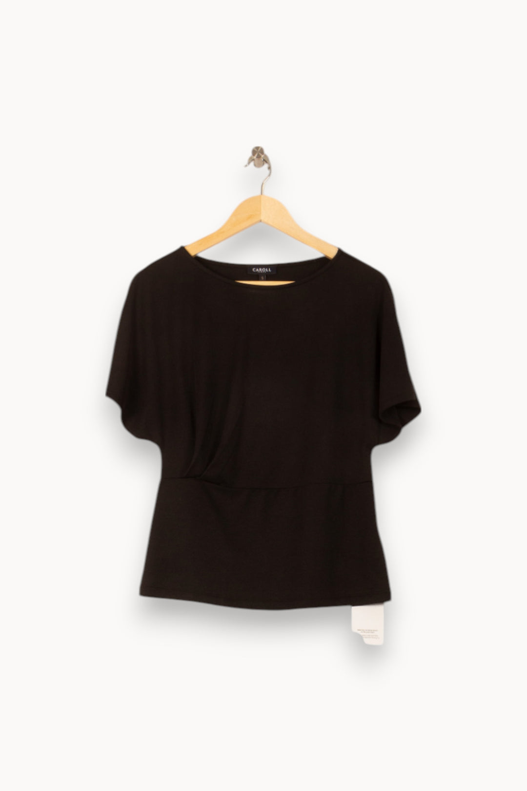 Blouse Noire - Taille S/36 de la marque Caroll | PARAD58108 - Vendu par Paradigme - Image 2
