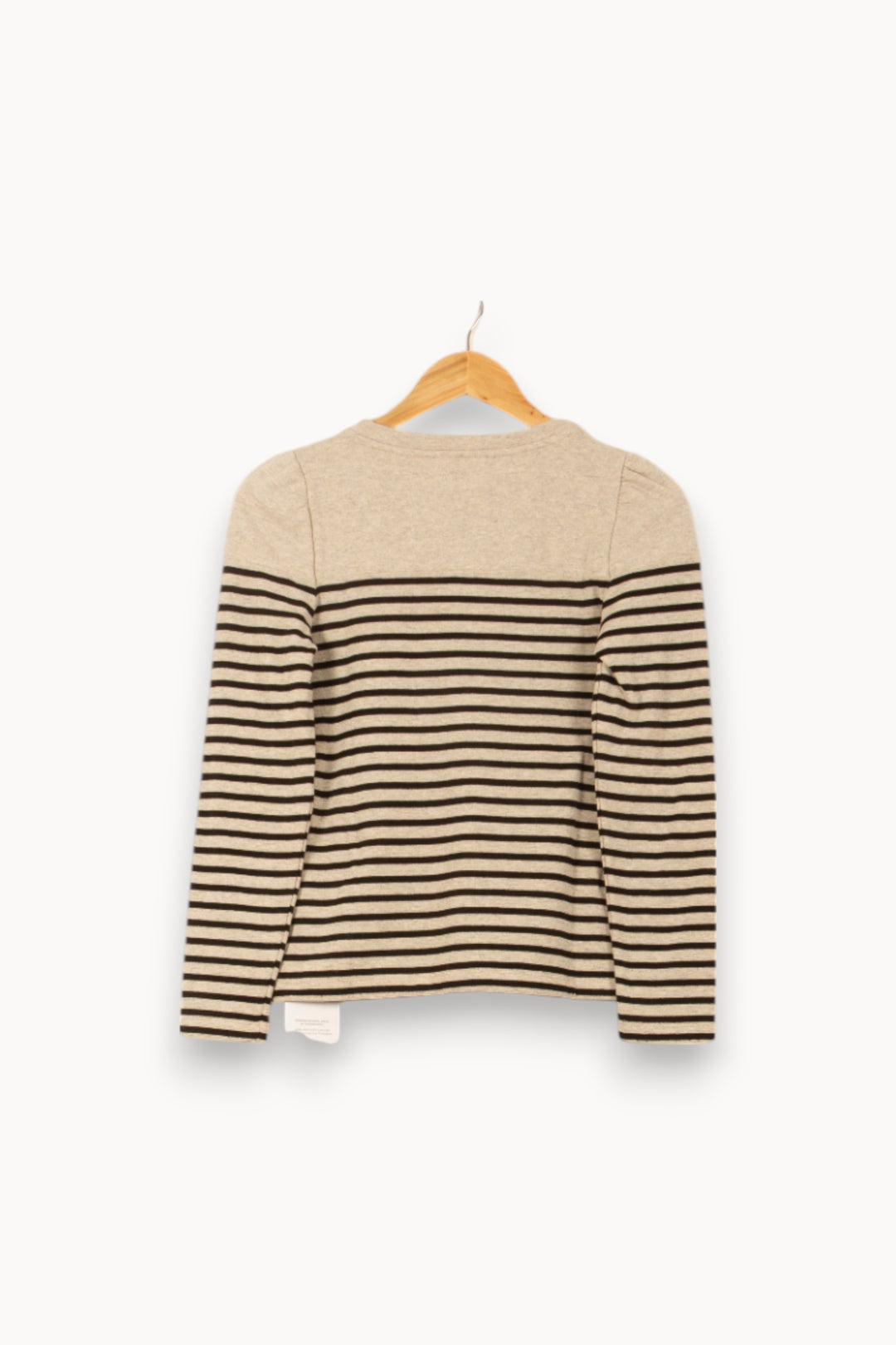 Sweatshirt Beige et Noir - Taille XS/34 de la marque ba&sh | PARAD58110 - Vendu par Paradigme - Image 4