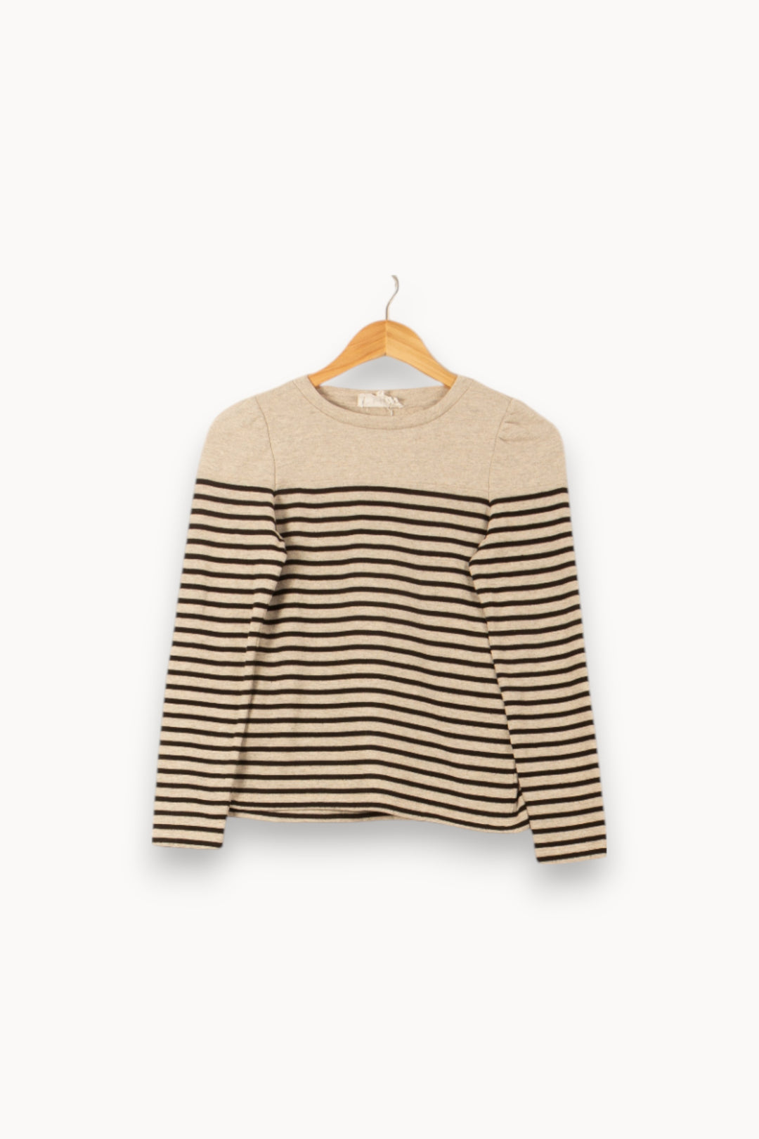 Sweatshirt Beige et Noir - Taille XS/34 de la marque ba&sh | PARAD58110 - Vendu par Paradigme - Image 2