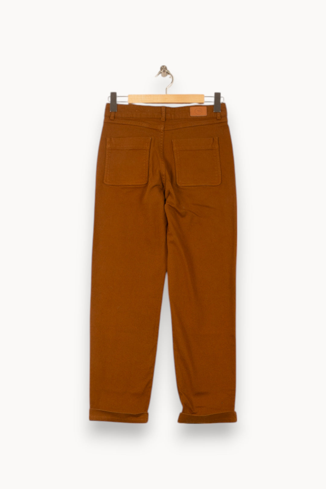 Jean Marron - Taille S/36 de la marque Des petits hauts | PARAD58115 - Vendu par Paradigme - Image 4