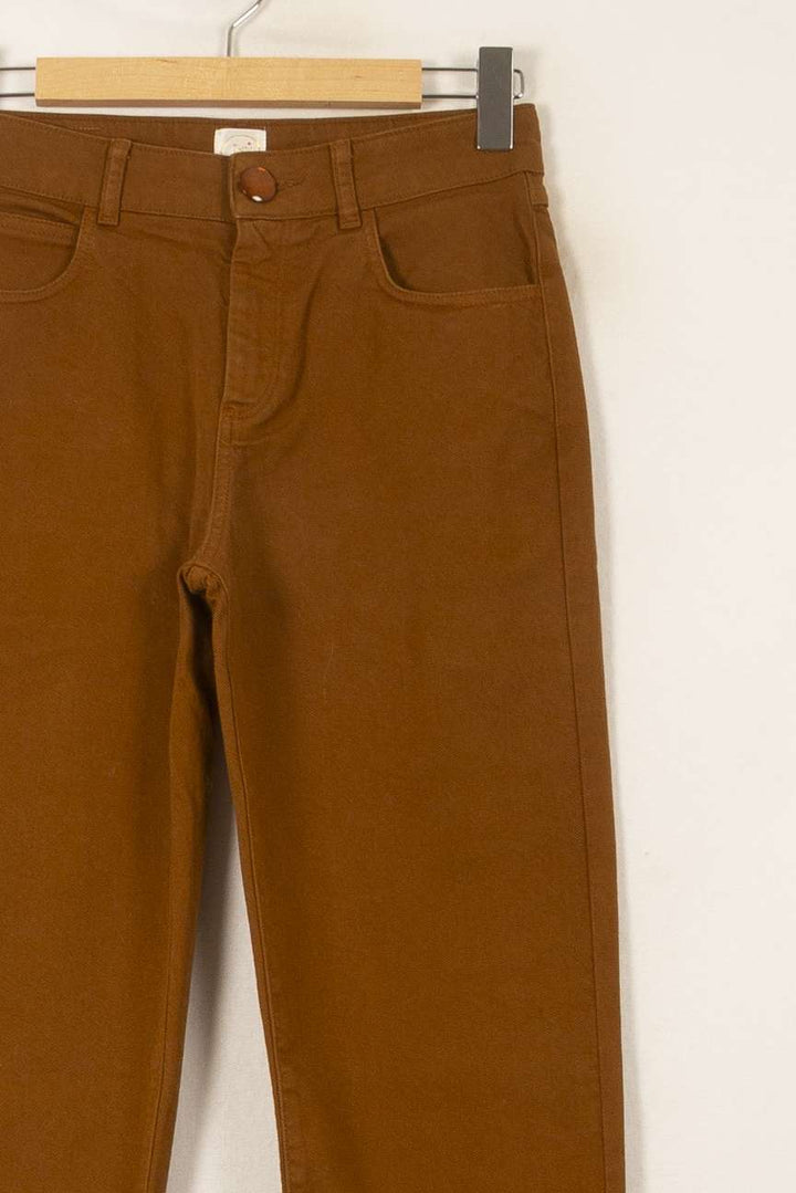 Jean Marron - Taille S/36 de la marque Des petits hauts | PARAD58120 - Vendu par Paradigme - Image 3