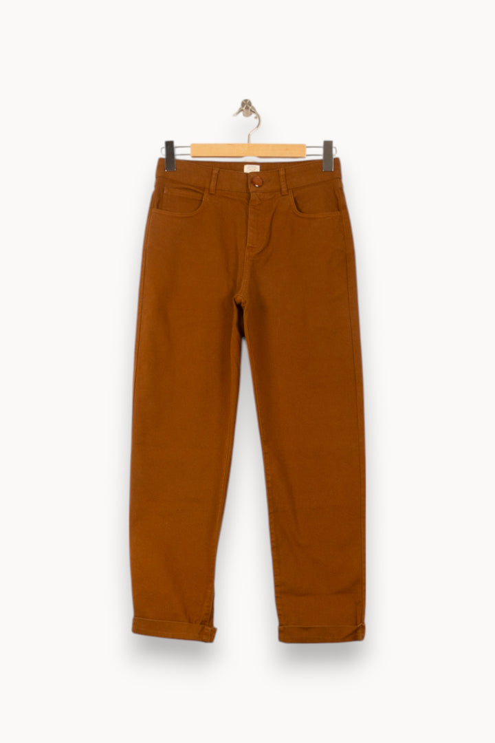 Jean Marron - Taille S/36 de la marque Des petits hauts | PARAD58120 - Vendu par Paradigme - Image 2