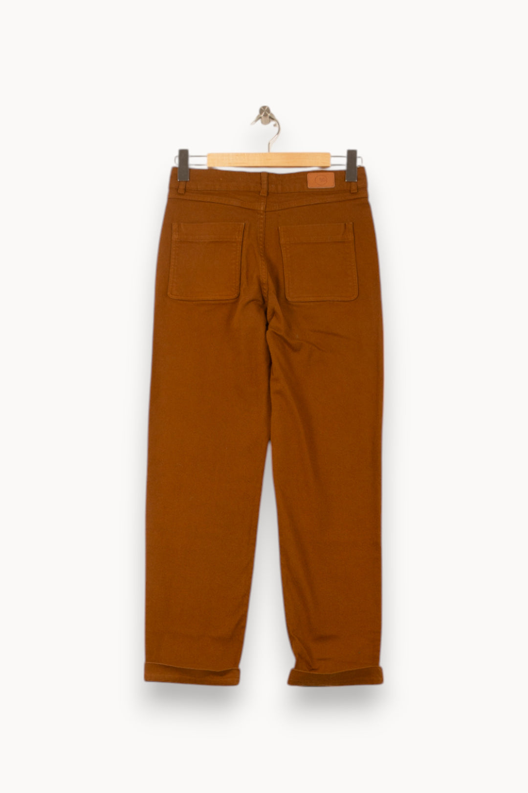 Jean Marron - Taille S/36 de la marque Des petits hauts | PARAD58121 - Vendu par Paradigme - Image 4