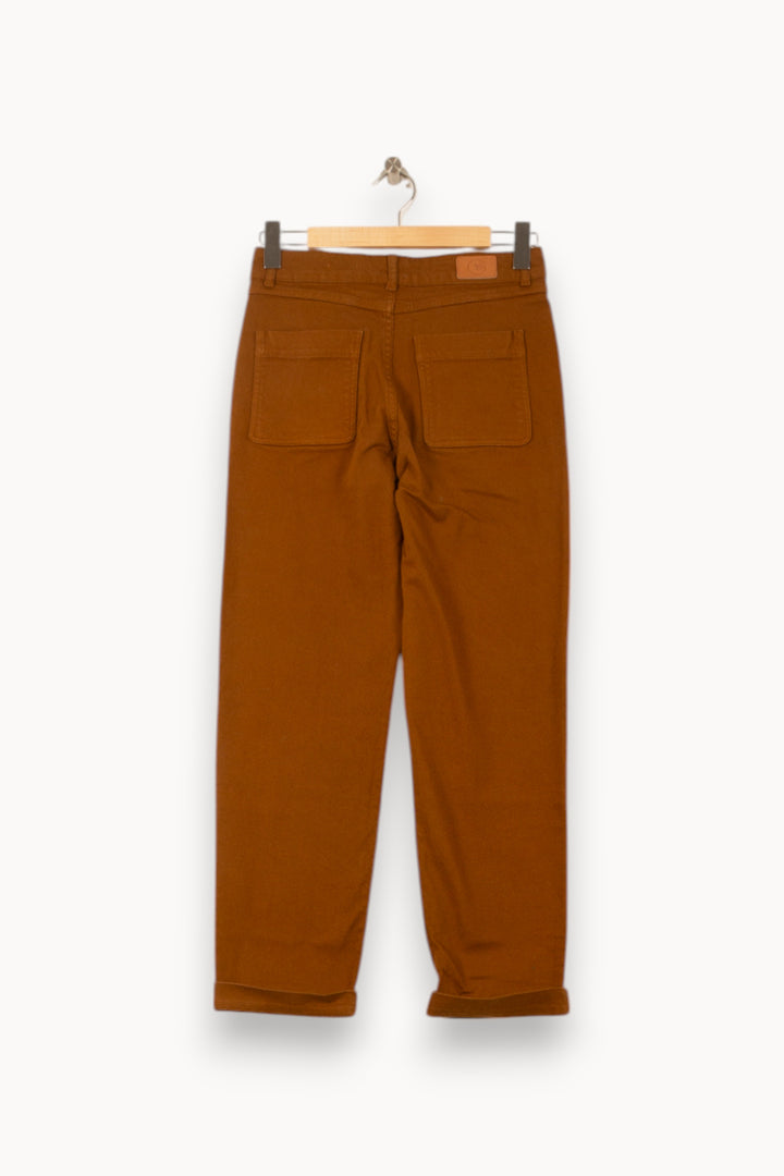 Jean Marron - Taille S/36 de la marque Des petits hauts | PARAD58121 - Vendu par Paradigme - Image 4