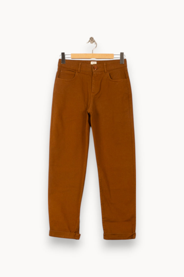 Jean Marron - Taille S/36 de la marque Des petits hauts | PARAD58121 - Vendu par Paradigme - Image 2