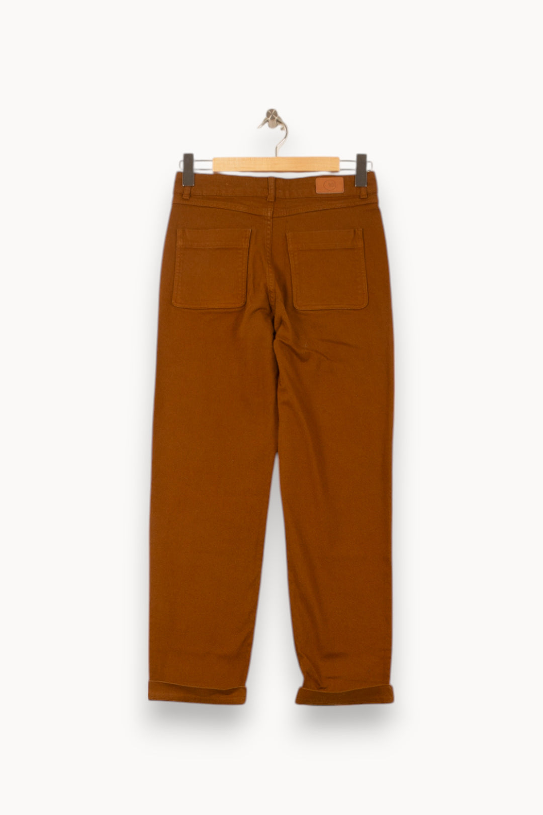 Jean Marron - Taille S/36 de la marque Des petits hauts | PARAD58122 - Vendu par Paradigme - Image 4