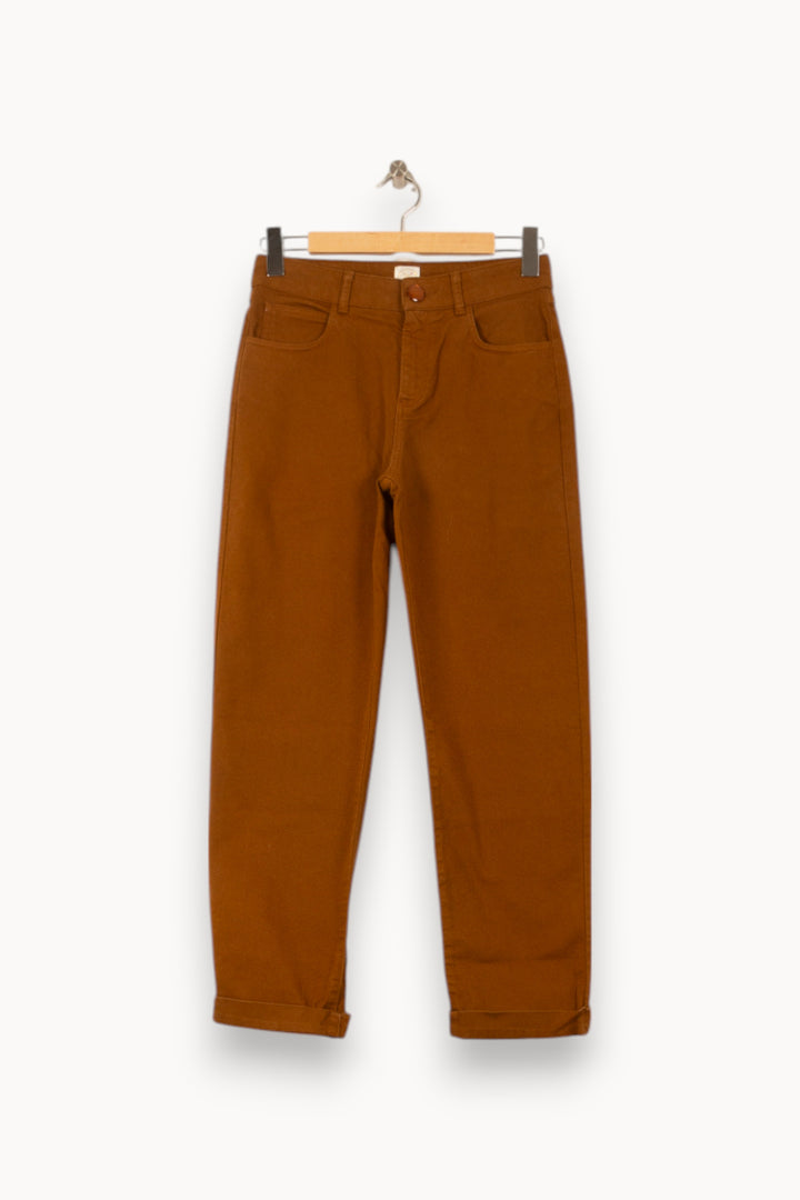 Jean Marron - Taille S/36 de la marque Des petits hauts | PARAD58122 - Vendu par Paradigme - Image 2