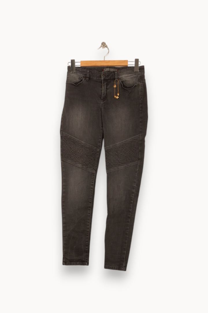 Jean Gris - Taille M/38 de la marque IKKS | PARAD58128 - Vendu par Paradigme - Image 2