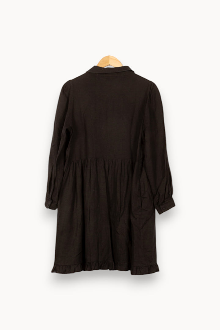 Robe Chemise Noire - Taille XL/42 de la marque Rosaé Paris | PARAD58138 - Vendu par Paradigme - Image 4