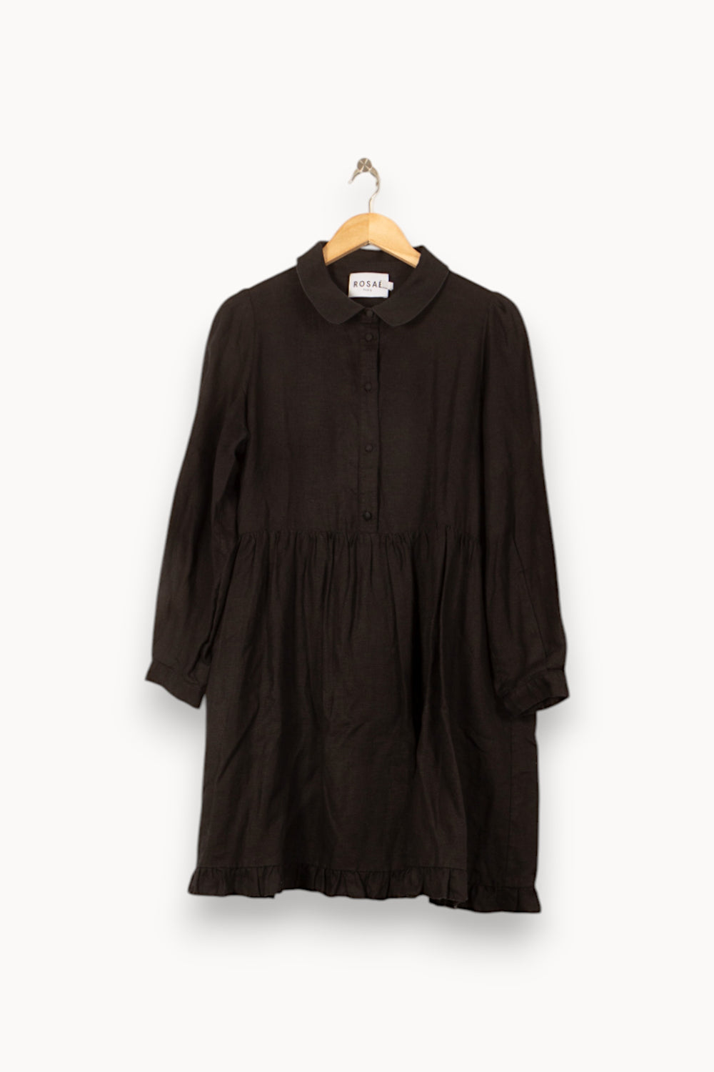 Robe Chemise Noire - Taille XL/42 de la marque Rosaé Paris | PARAD58138 - Vendu par Paradigme - Image 2