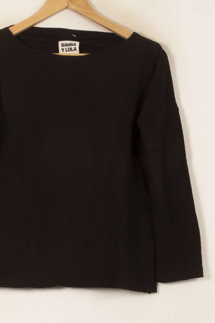 Tee-shirt Noir - Taille XS/34 de la marque Bimba y Lola | PARAD58143 - Vendu par Paradigme - Image 3