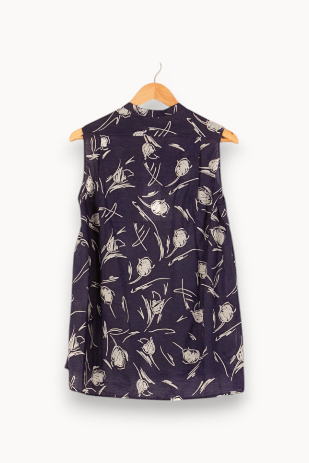 Blouse Sans Manches Violette et Blanche - Taille XS/34 de la marque Bimba y Lola | PARAD58147 - Vendu par Paradigme - Image 4