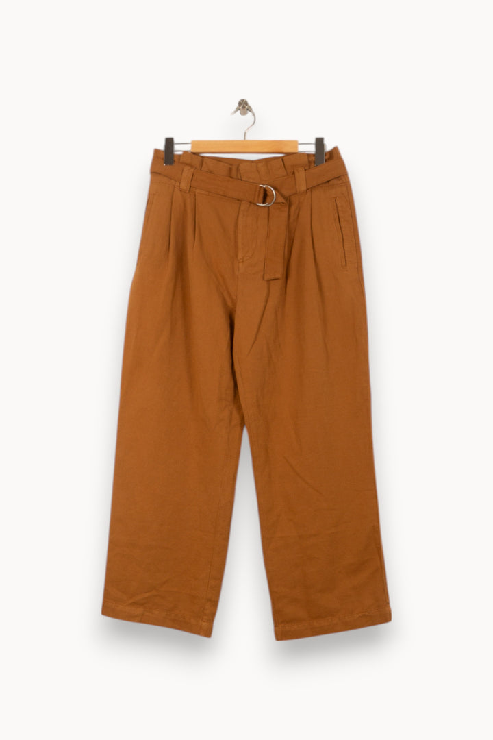 Pantalon Large Orange - Taille XL/42 de la marque Caroll | PARAD58157 - Vendu par Paradigme - Image 2