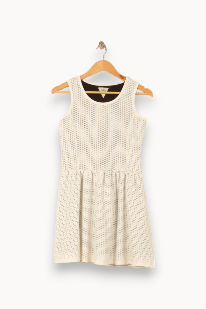 Robe Sans Manches Blanche - Taille S/36 de la marque IKKS | PARAD58158 - Vendu par Paradigme - Image 2