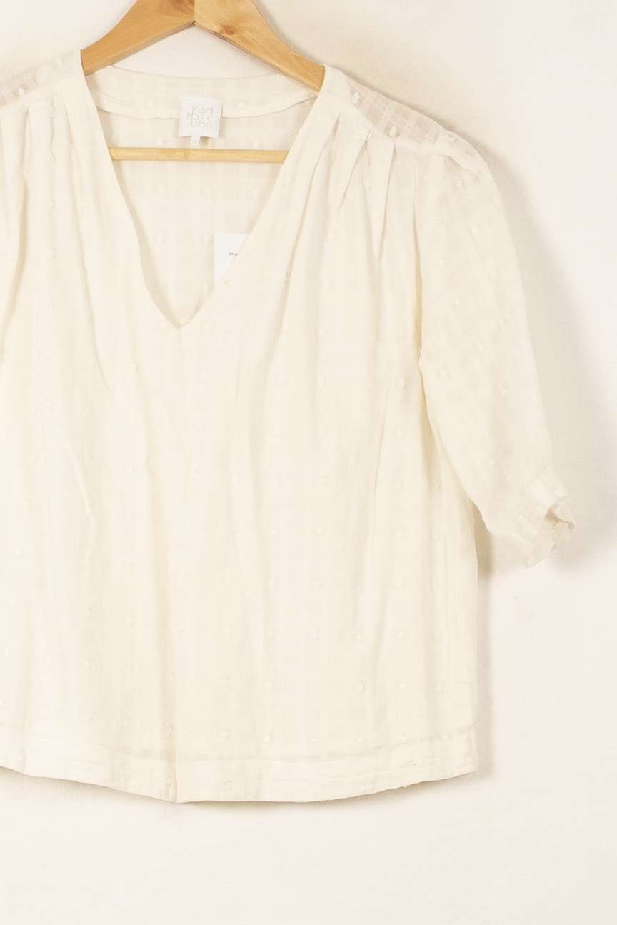 Blouse Blanche - Taille XS/34 de la marque Karl Marc John | PARAD58161 - Vendu par Paradigme - Image 3
