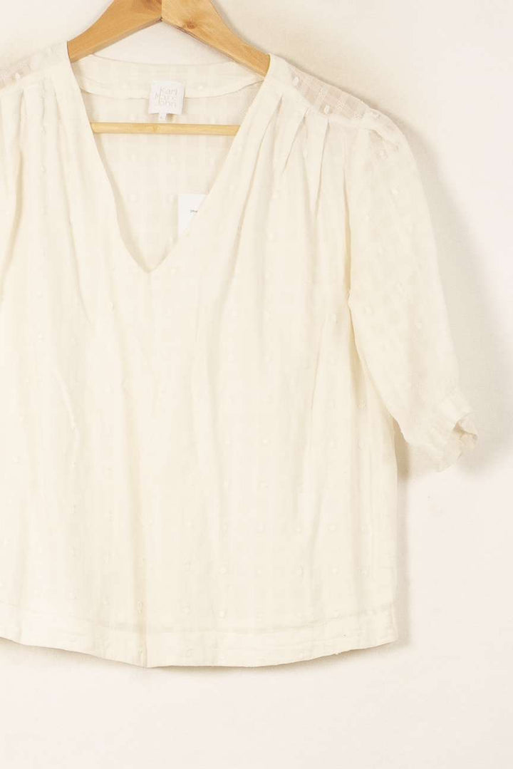Blouse Blanche - Taille XS/34 de la marque Karl Marc John | PARAD58161 - Vendu par Paradigme - Image 3