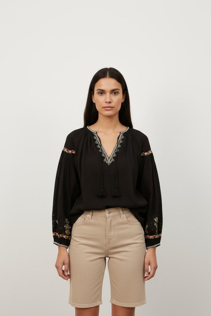 Blouse Noire - Taille M/38