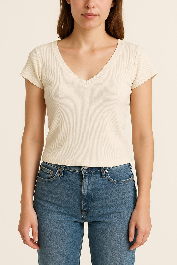 Tee-shirt Blanc - Taille S/36 de la marque Claudie Pierlot | PARAD58167 - Vendu par Paradigme - Image 1