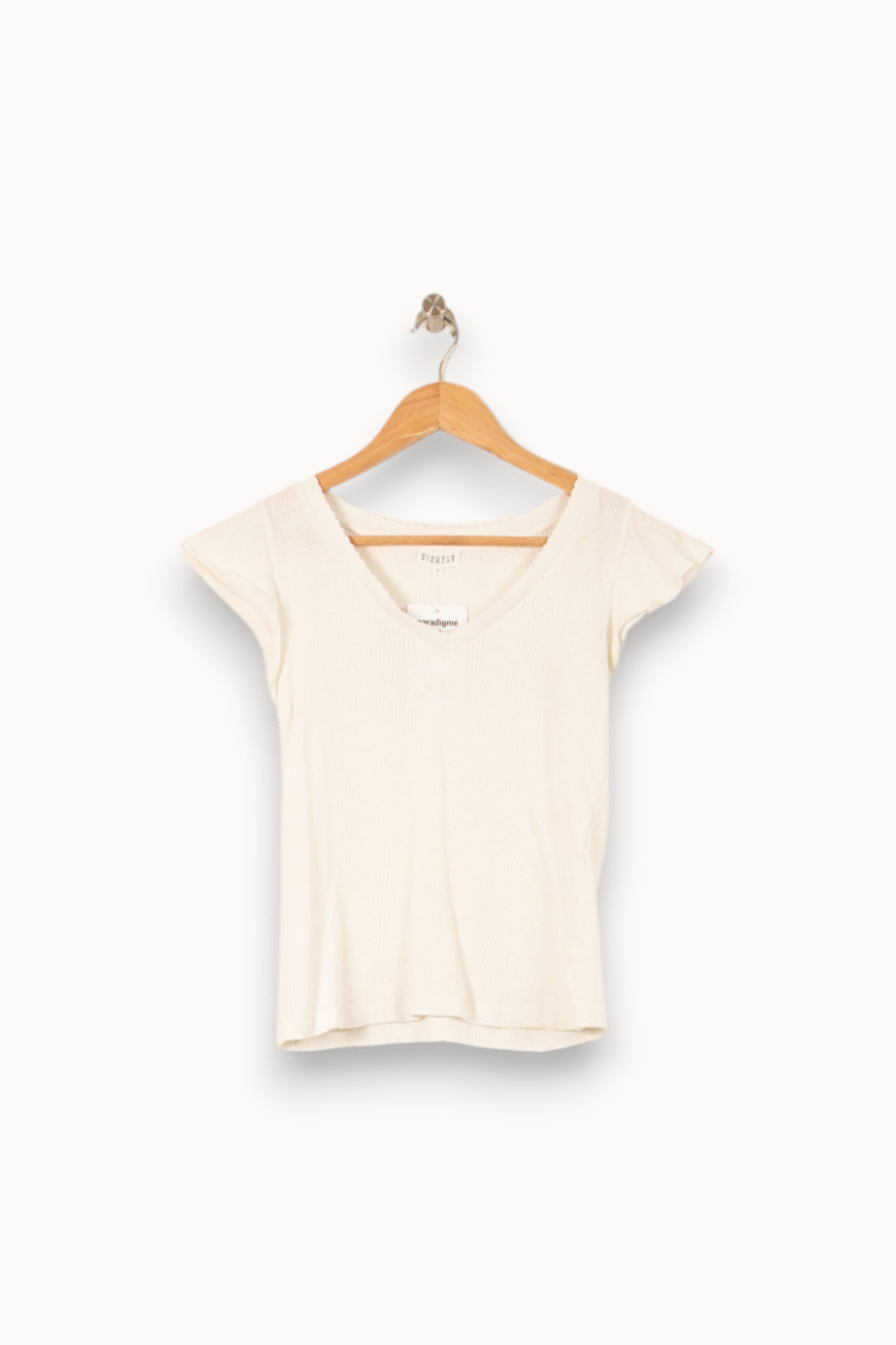 Tee-shirt Blanc - Taille S/36 de la marque Claudie Pierlot | PARAD58167 - Vendu par Paradigme - Image 2