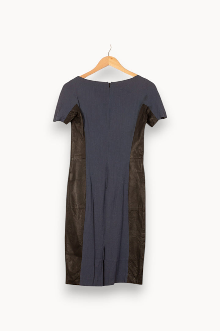 Robe Courte Bleue et Noire - Taille XS/34 de la marque Gerard Darel | PARAD58170 - Vendu par Paradigme - Image 4