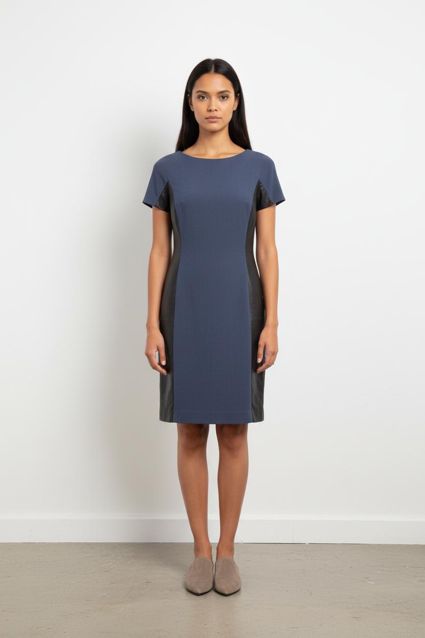 Robe Courte Bleue et Noire - Taille XS/34