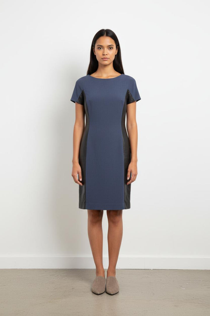 Robe Courte Bleue et Noire - Taille XS/34