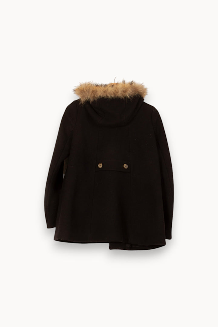 Duffle-coat Noir et Marron - Taille S/36 de la marque Maje | PARAD58175 - Vendu par Paradigme - Image 4