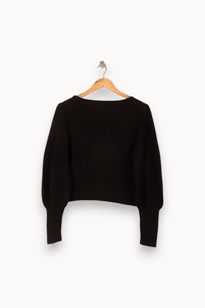 Pull Noir - Taille XS/34 de la marque ba&sh | PARAD58176 - Vendu par Paradigme - Image 4