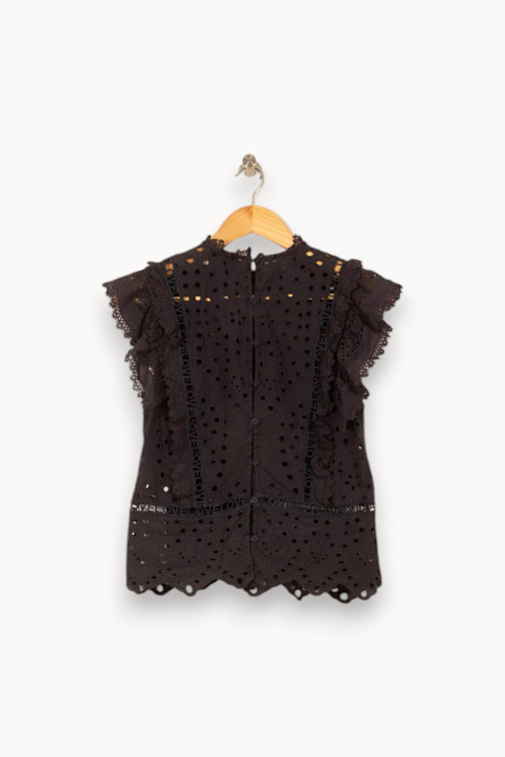Blouse Noire - Taille XS/34 de la marque Bérénice | PARAD58183 - Vendu par Paradigme - Image 4