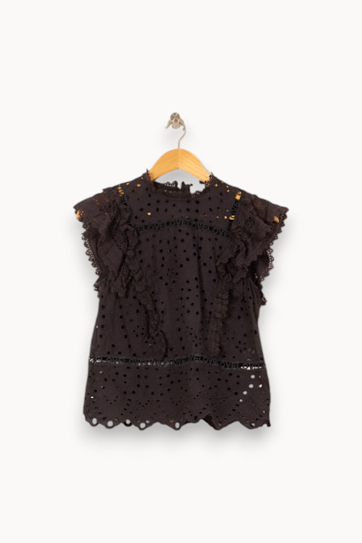 Blouse Noire - Taille XS/34 de la marque Bérénice | PARAD58183 - Vendu par Paradigme - Image 2