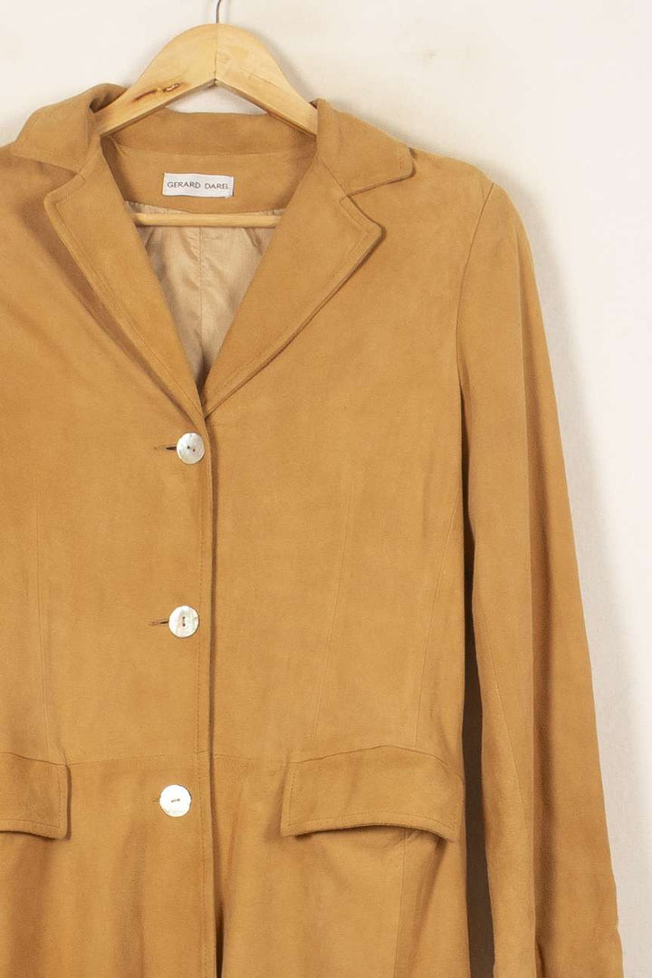 Manteau Marron - Taille M/38 de la marque Gerard Darel | PARAD58185 - Vendu par Paradigme - Image 3
