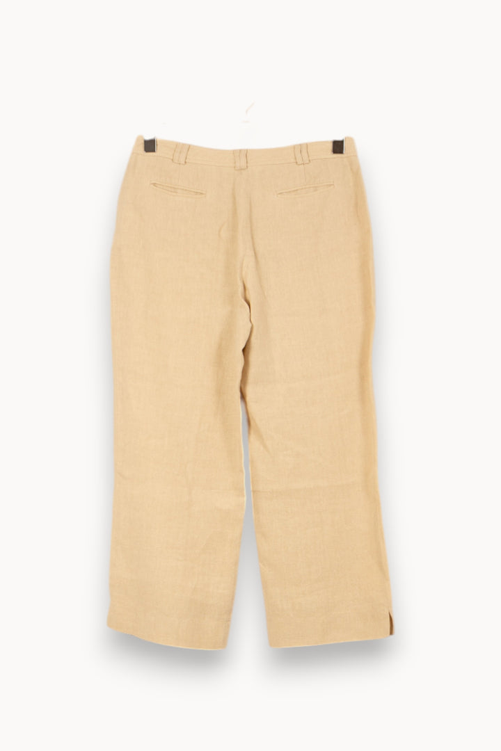 Pantalon Large Beige - Taille L/40 de la marque Maison 123 | PARAD58192 - Vendu par Paradigme - Image 4