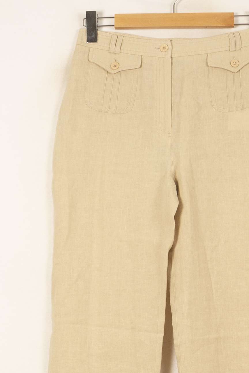 Pantalon Large Beige - Taille L/40 de la marque Maison 123 | PARAD58192 - Vendu par Paradigme - Image 3
