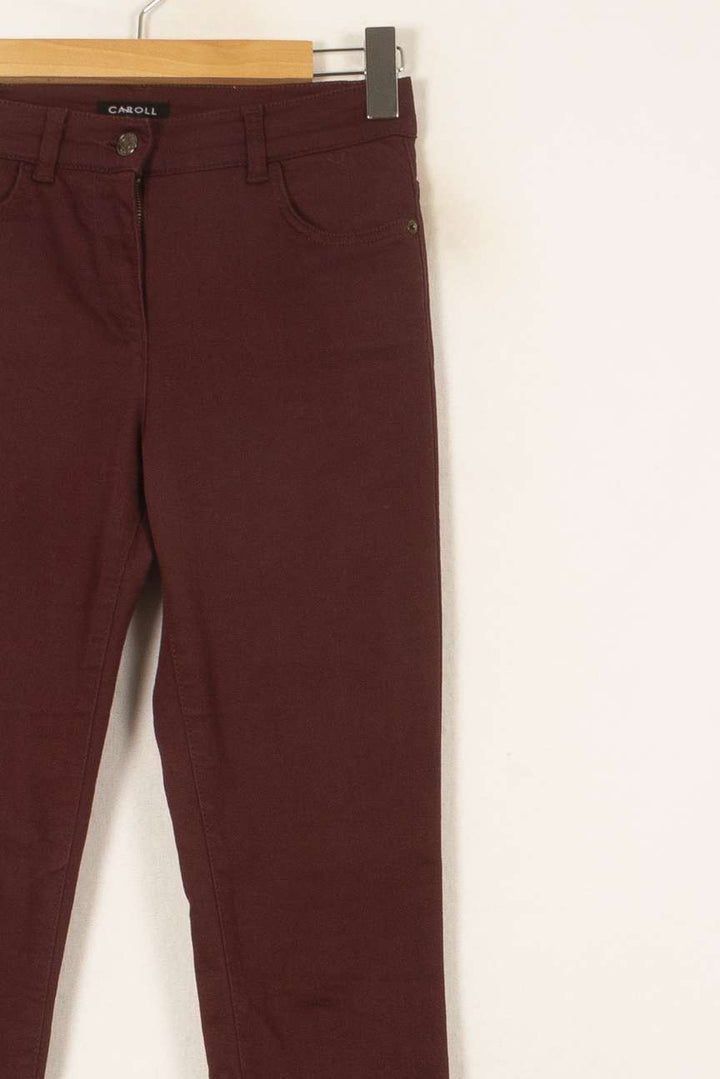 Jean Bordeaux - Taille S/36 de la marque Caroll | PARAD58193 - Vendu par Paradigme - Image 3
