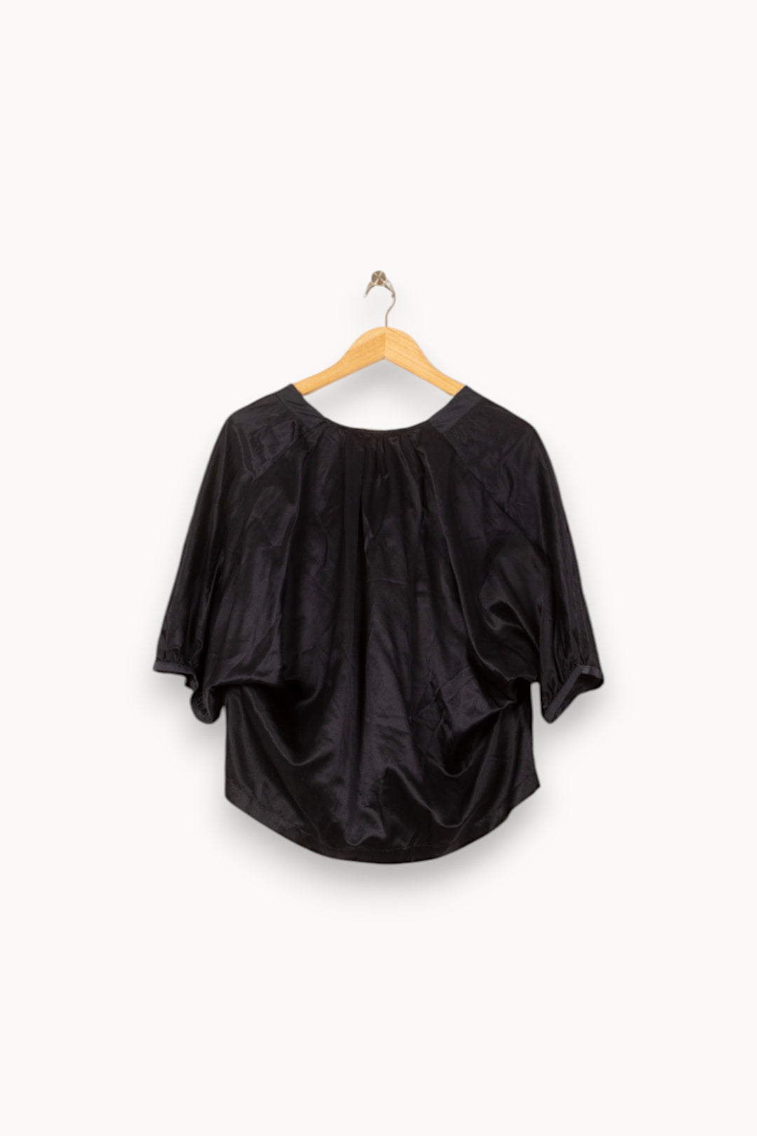 Blouse Noire - Taille S/36 de la marque Sandro | PARAD58194 - Vendu par Paradigme - Image 4