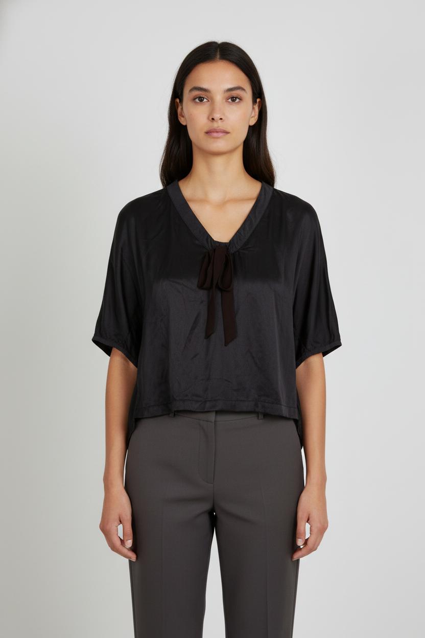 Blouse Noire - Taille S/36