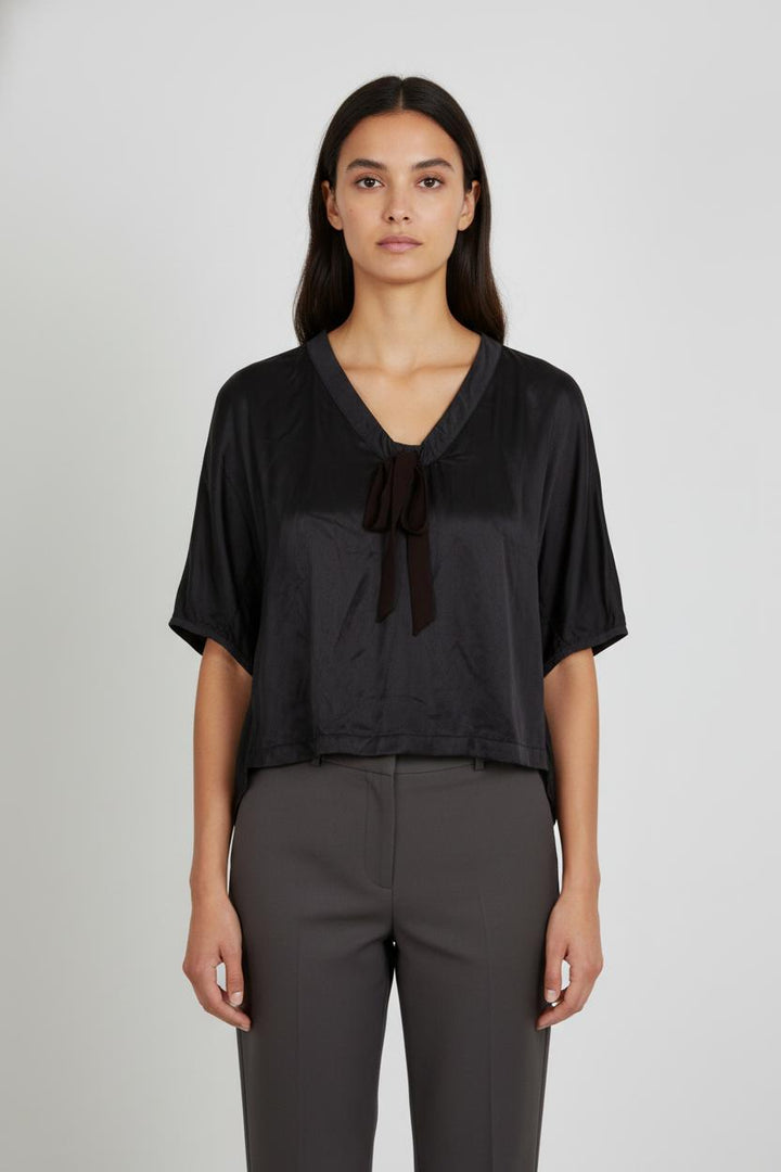 Blouse Noire - Taille S/36